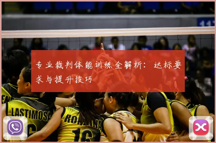 专业裁判体能训练全解析:达标要求与提升技巧